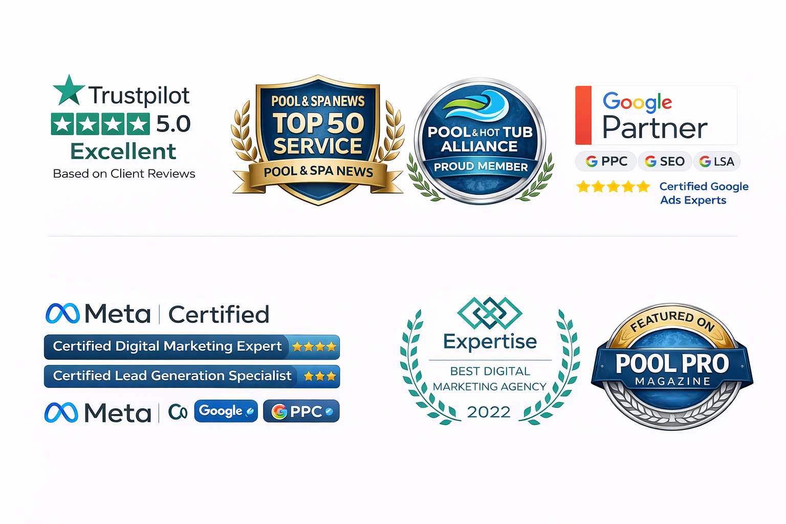 pool builder marketing agency